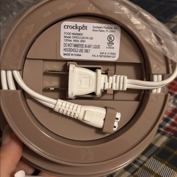 Crockpot food warmer in Taupe - lunch size - Picture 3 of 12